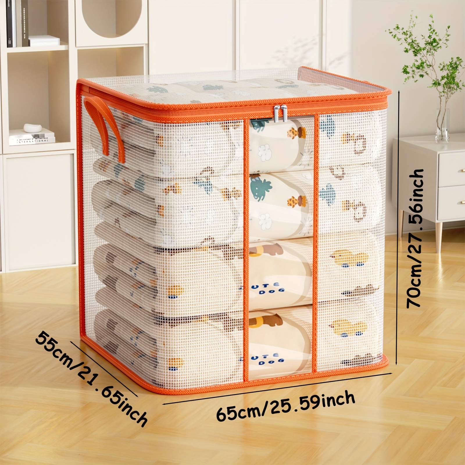 Extra Large Vertical Storage Bag with Reinforced Handles