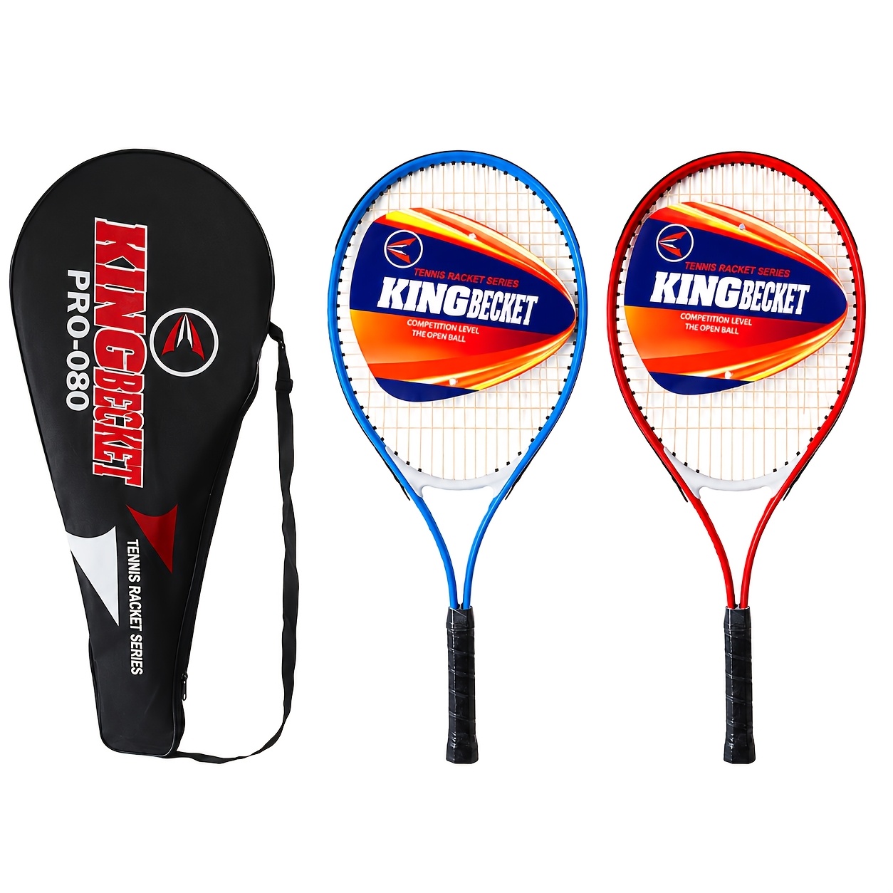 Tennis Racket Set Includes Racket Bag, 27-inch Lightweight Aluminum Alloy Tennis Racket, Suitable For Adult Beginners/enthusiasts, Durable Equipment, Sports And Outdoor Gear, Comfortable Grip, Unisex