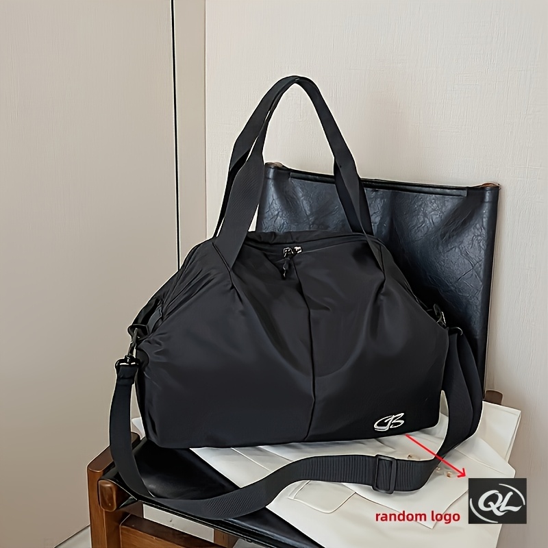 TEMU Sac de voyage court pour femmes, grande , sac de sport avec séparation sec/humide, petit sac de voyage léger à main