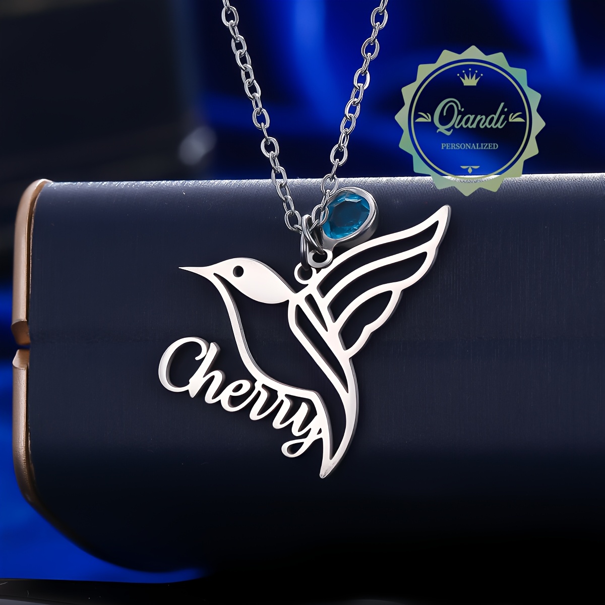 Women's Colorful Hummingbird Inspired Necklace