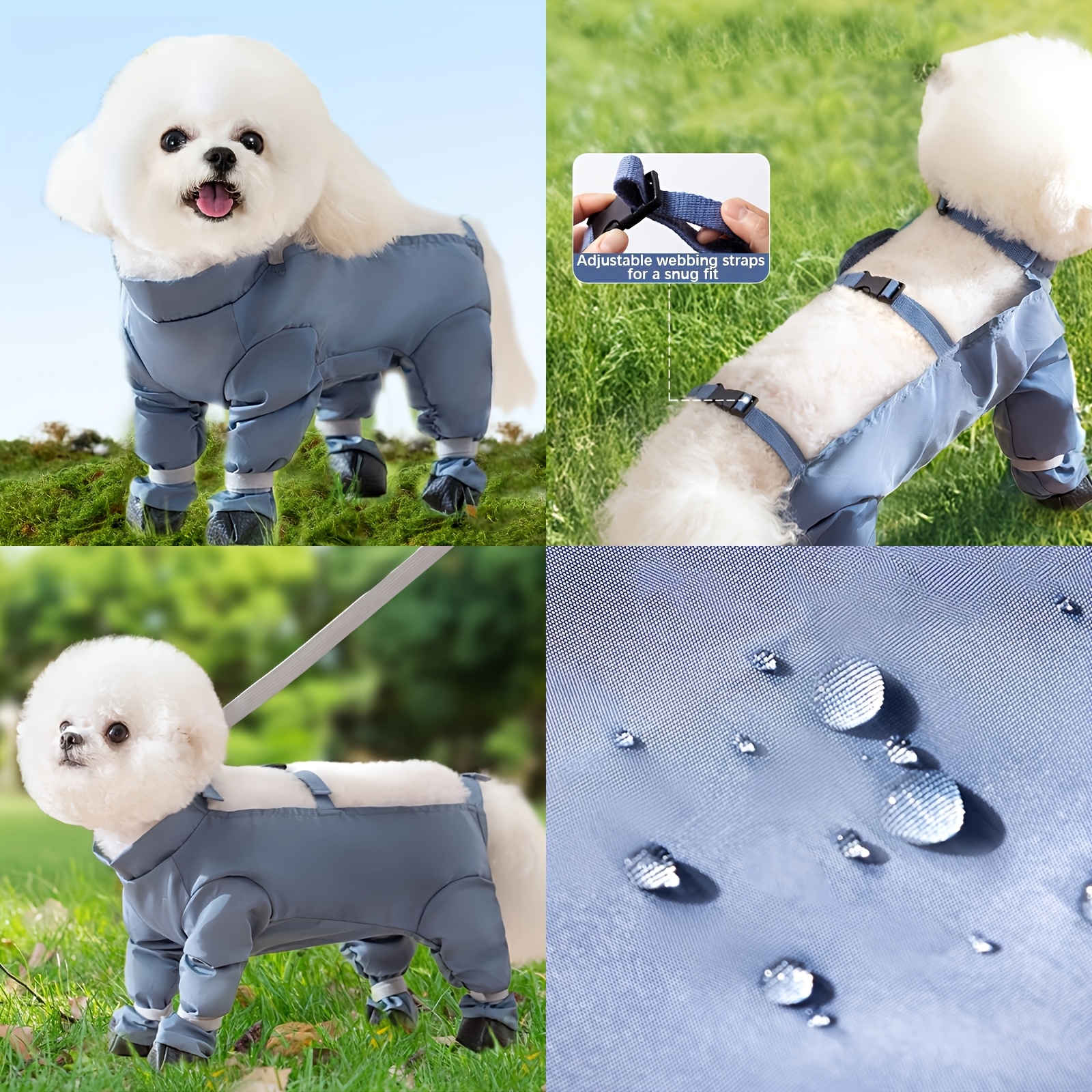 

A Pair Of Shoe Covers For Pet Dogs To Prevent Dirt And Falls, Designed For Outdoor Use In Autumn And Winter, Without Battery