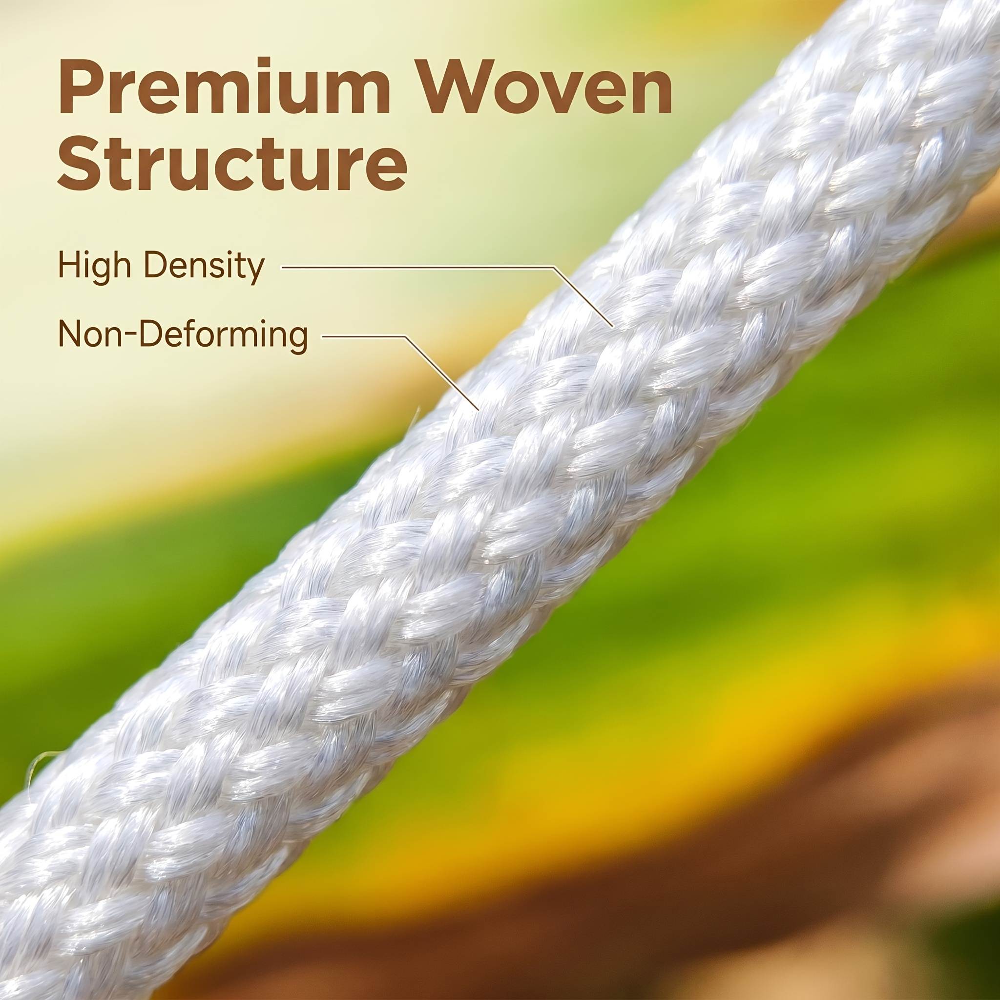 20M 2.5Mm High Density Braided Nylon String