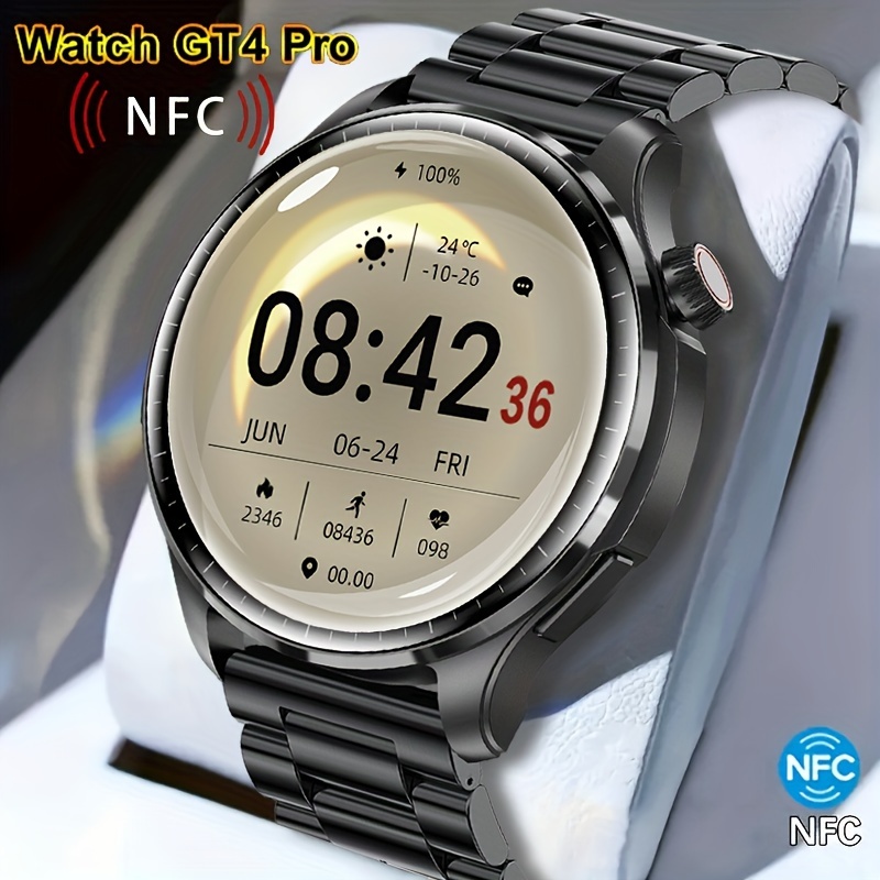 Smart Watch 1.53-inch AMOLED Screen Smartwatch, Supports Wireless Calling, Music Playback, Multiple Sports Modes, GPS Exercise Tracking, Fitness_voghion.com