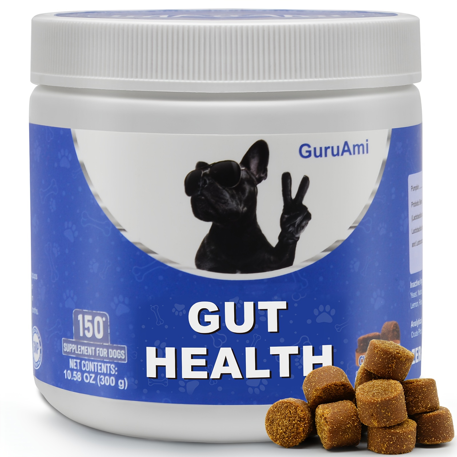 

Guruami Probiotics For Dogs Probiotics Chews For Dogs 150chews