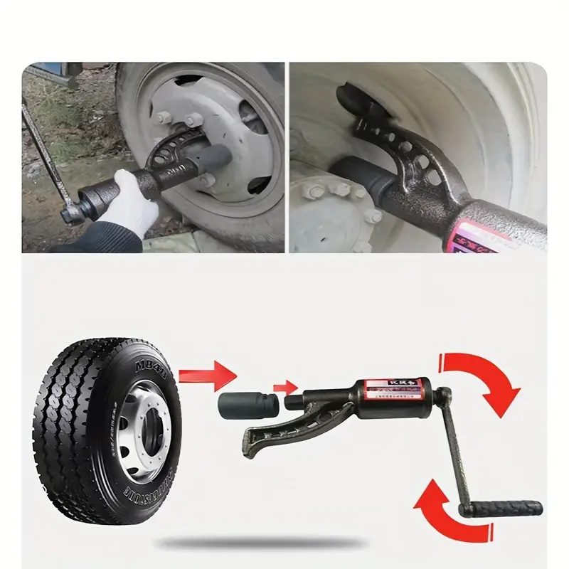 heavy duty torque wrench set for remover 1 164 labor saving wrench with 7 sleeves and 1 connector for most trucks buses rvs semi trucks and other heavy duty vehicles not for cars suvs details 2