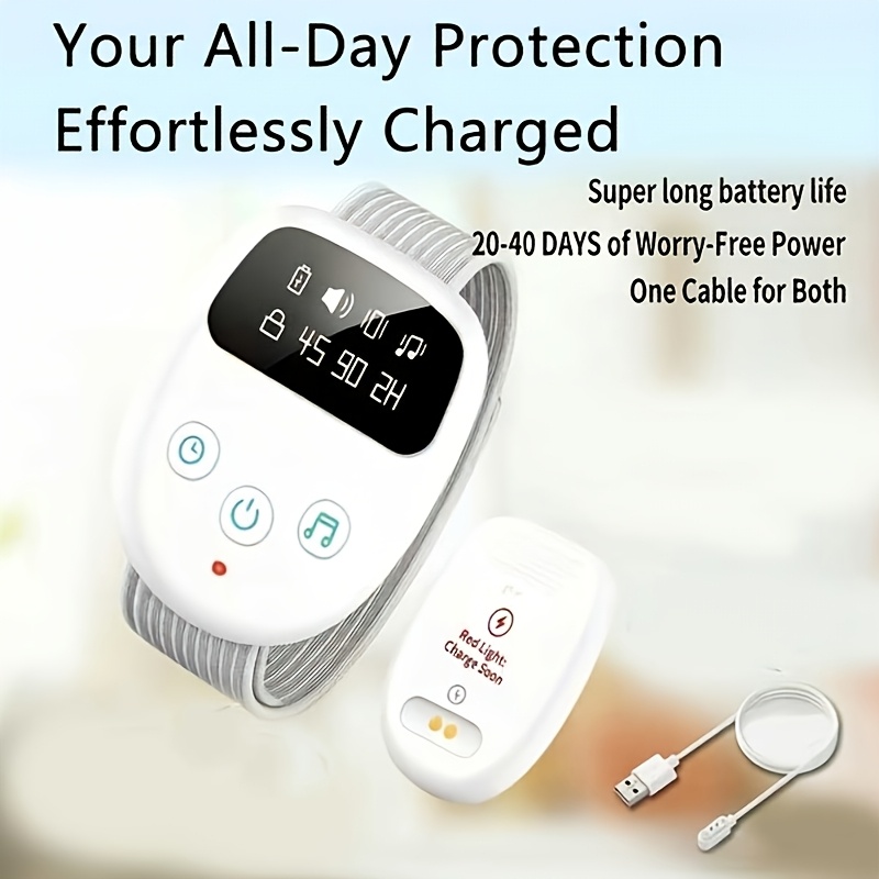 Wireless Bedwetting Monitor, Adults & Elderly, Night Potty Training Aid