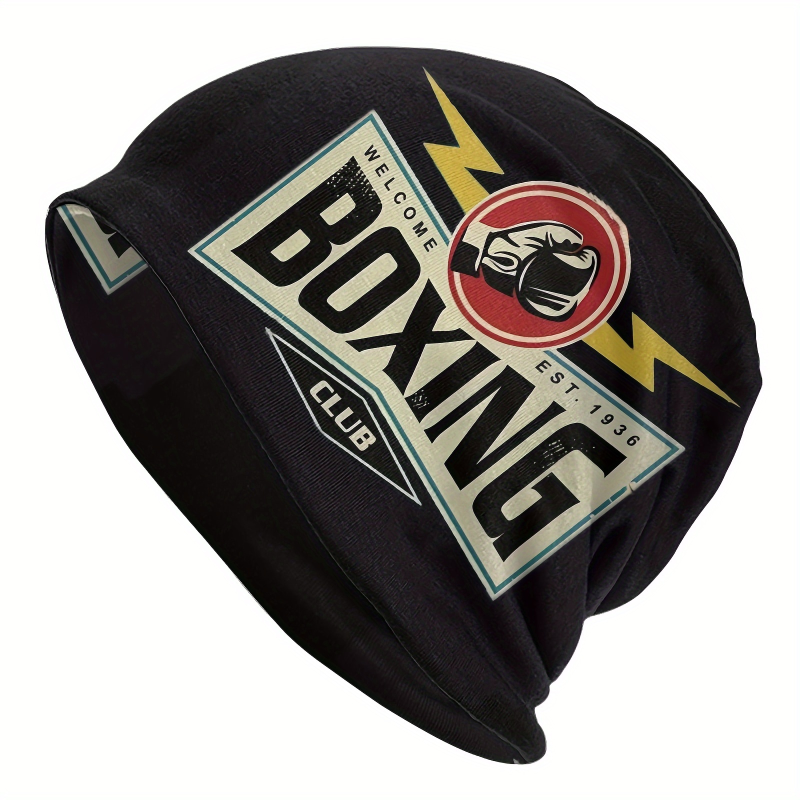 

Boxing Club Thin Beanies Hat- Ideal Choice For Men And Women's Outdoor Activities, Perfect For Gifts