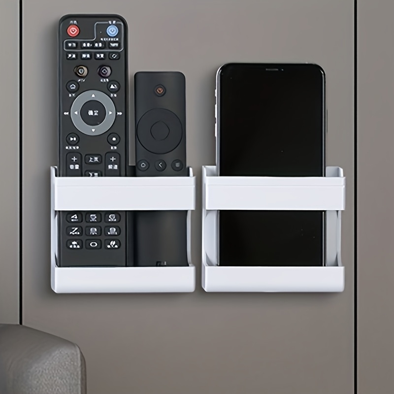 

Wall-mounted Mobile Phone Charging Stand - Non-slip, No-drill Headboard Storage Rack, Suitable For Mobile Phones And Remote Controls