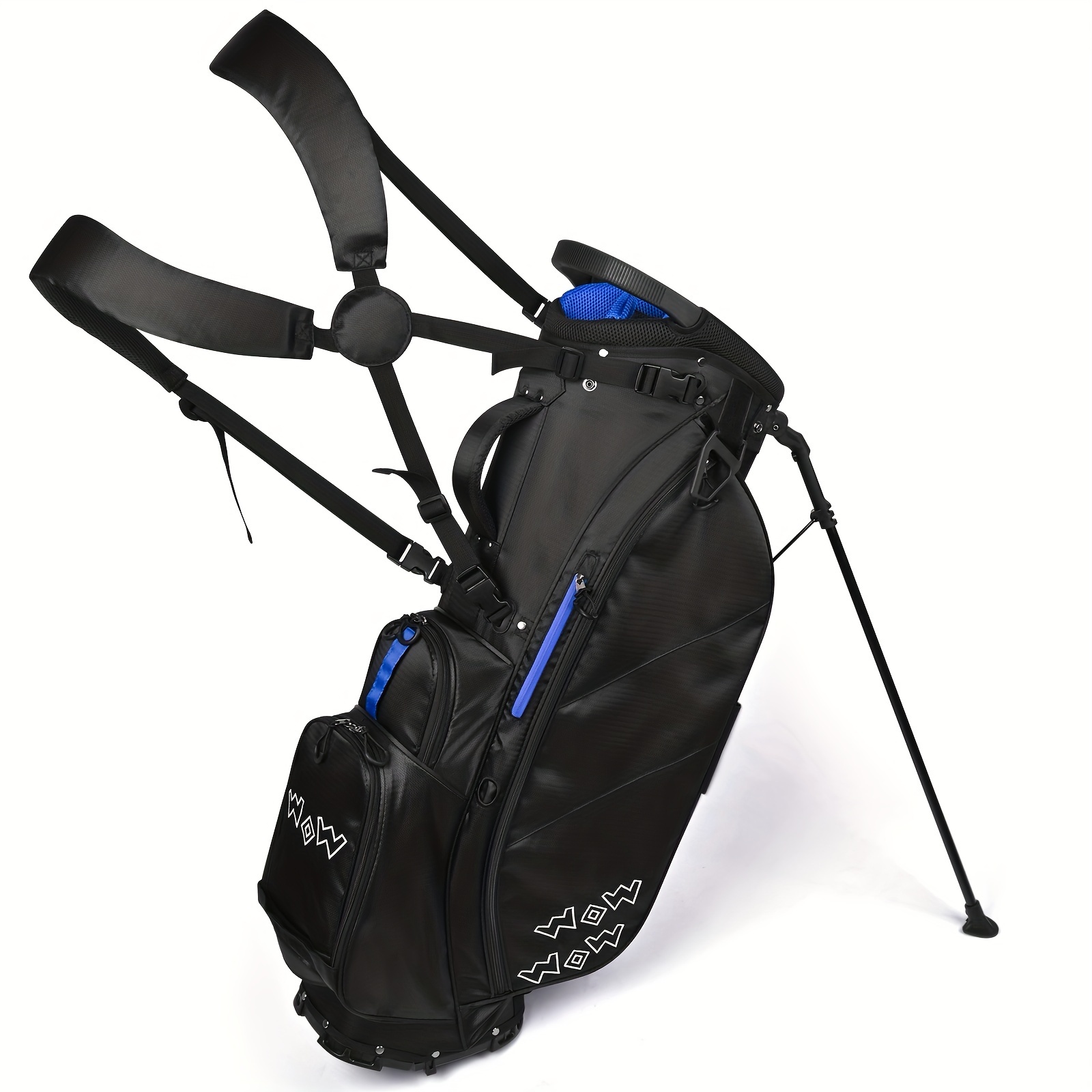 Sweet Callaway Stand Golf Bag Mens Black sale Blue & Rain Cover Included