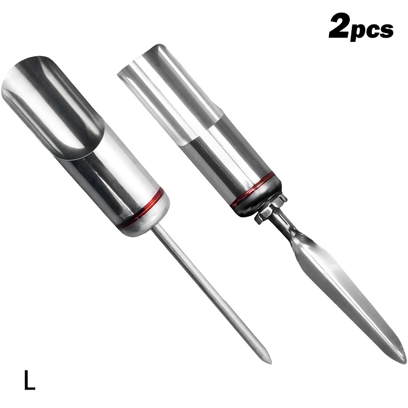 Image of Hqzoomee 2pcs Folding Fishing Pole Holder, Stainless Steel Detachable Fish Ground Plug Stand Rod Holder For Outdoor Fishing