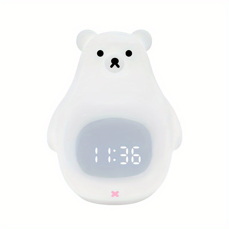 Reloj despertador infantil con música oso - Lua Regalos