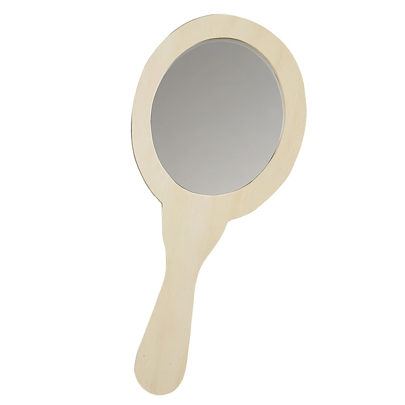 TEMU parmi 1 de poche en bois de cœur A ou 1 ovale en bois B, pouvant utilisé de maquillage de poche pour les soins quotidiens de , l'application de