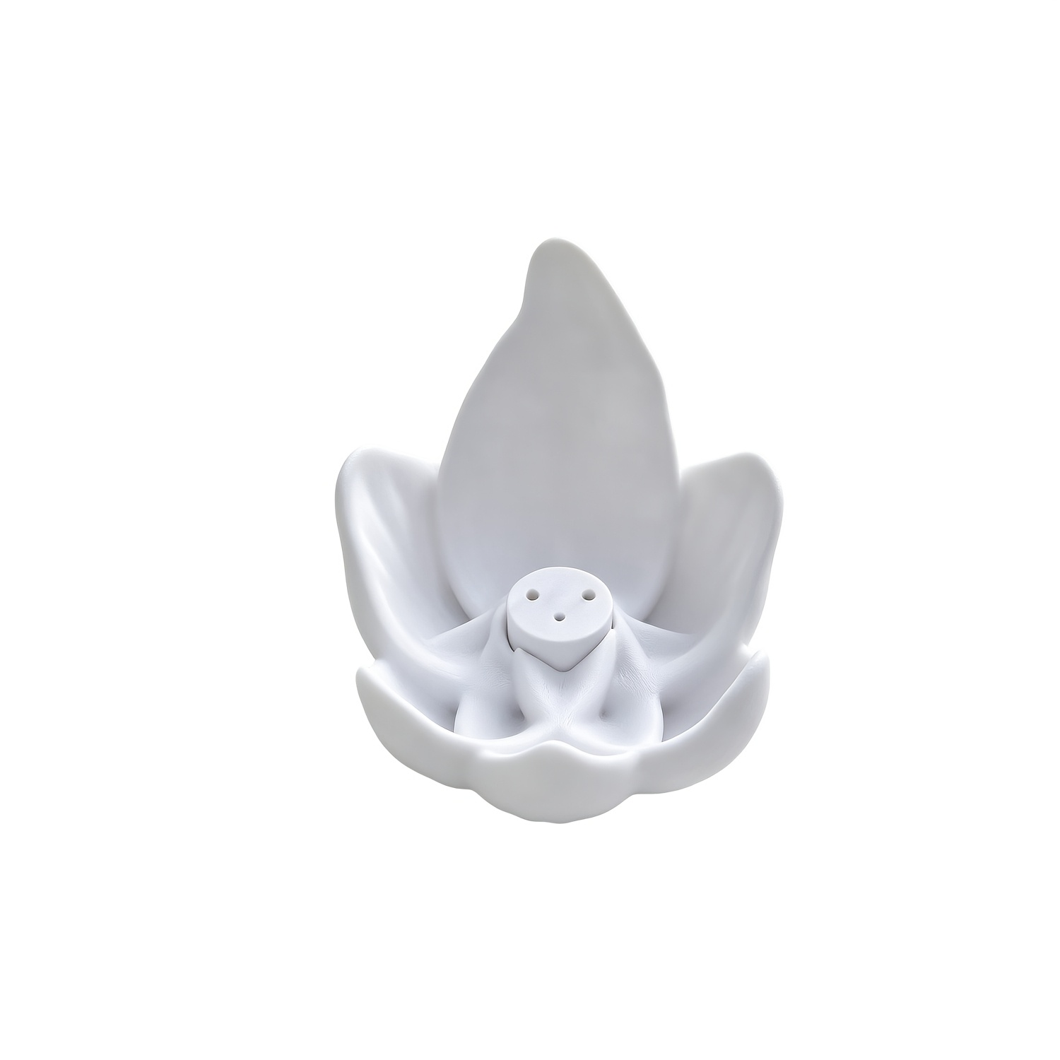 TEMU 1 Lotus-shaped Burner, A Fragrance Decoration Made Of Durable Plastic, Aids In Sleep, Meditation, And Relaxation. An Essential Tool For Yoga And