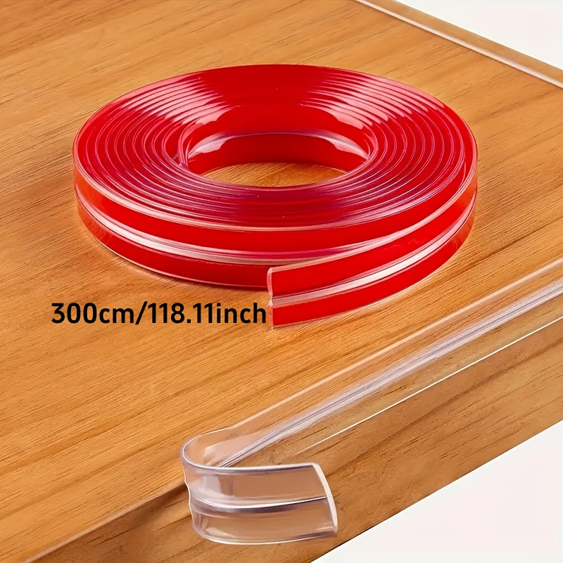 TEMU Furniture Strips, Home Anti-collision Strips, Transparent Anti-collision Strips L-shaped, Corner Edge Strips, Multiple Length Options.