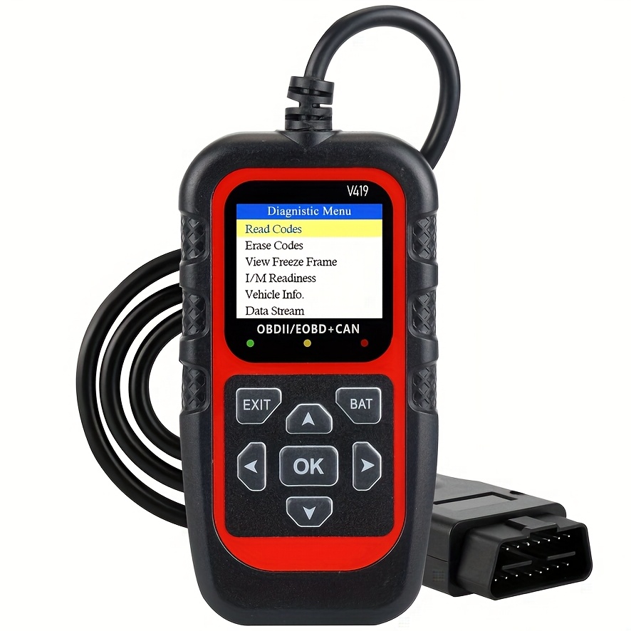 Univerzalno OBD II CAN diagnostično orodje - Napredni skener za kodiranje motorja avtomobila - Berite in izbrišite kode za vozila od leta 1996