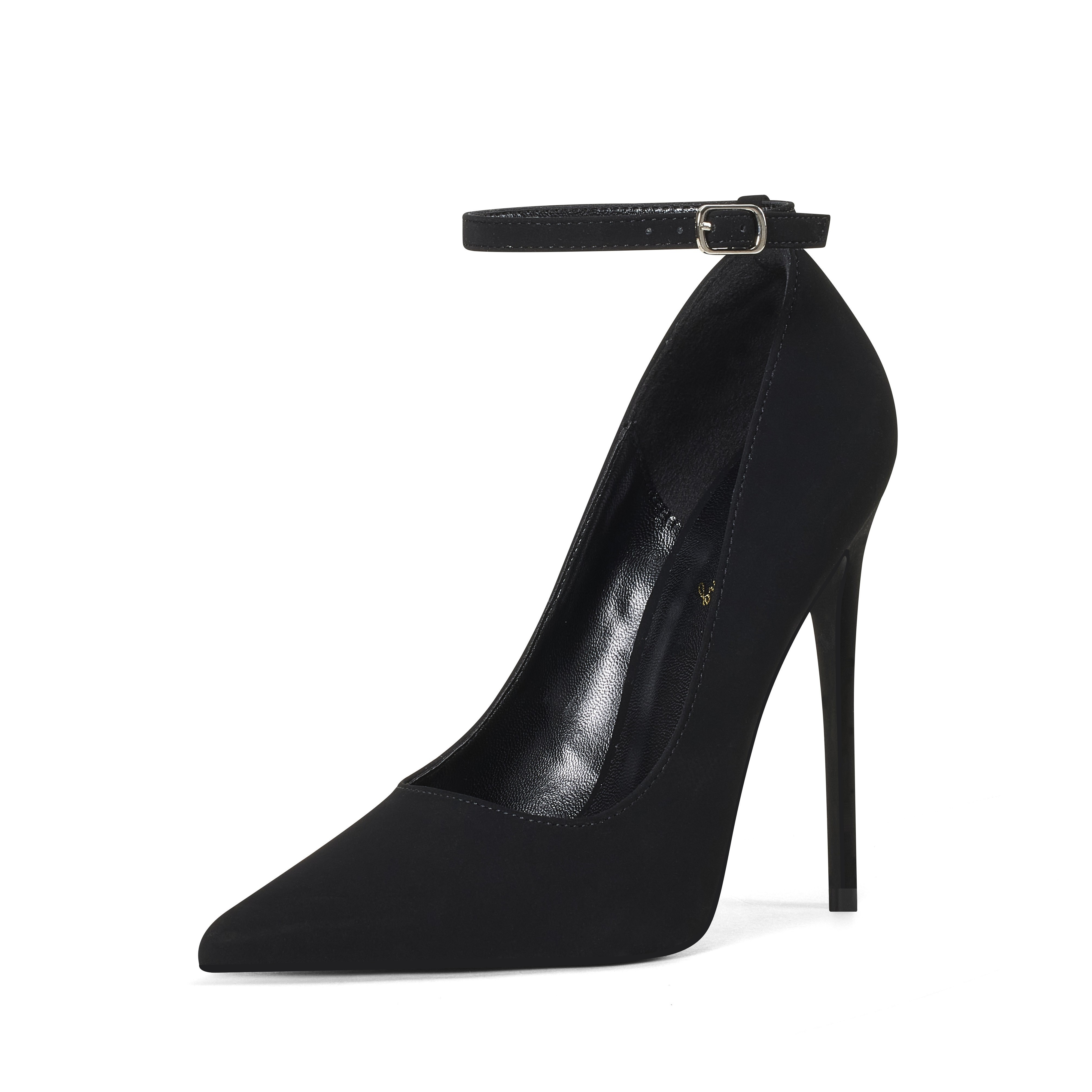 Ankle Strap Inch Pointed Heels A Pair Of Open-toe High Heels For