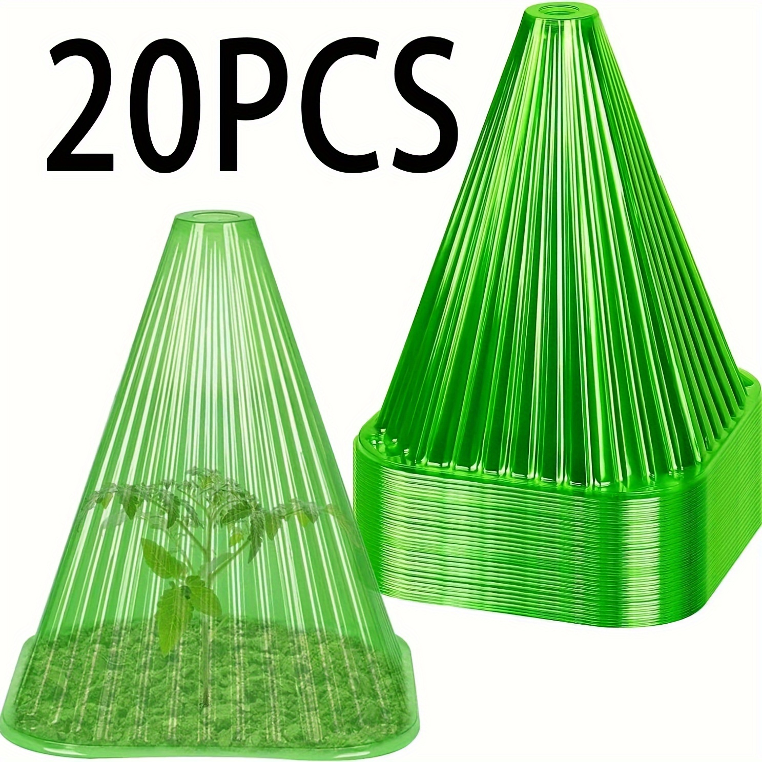 

Couverture de Protection pour Semis et Réutilisable, Cloche de Protection pour Plantes à , Serre pour Protéger contre les Dommages par le Gel et les Oiseaux, Verte et de Haute Qualité