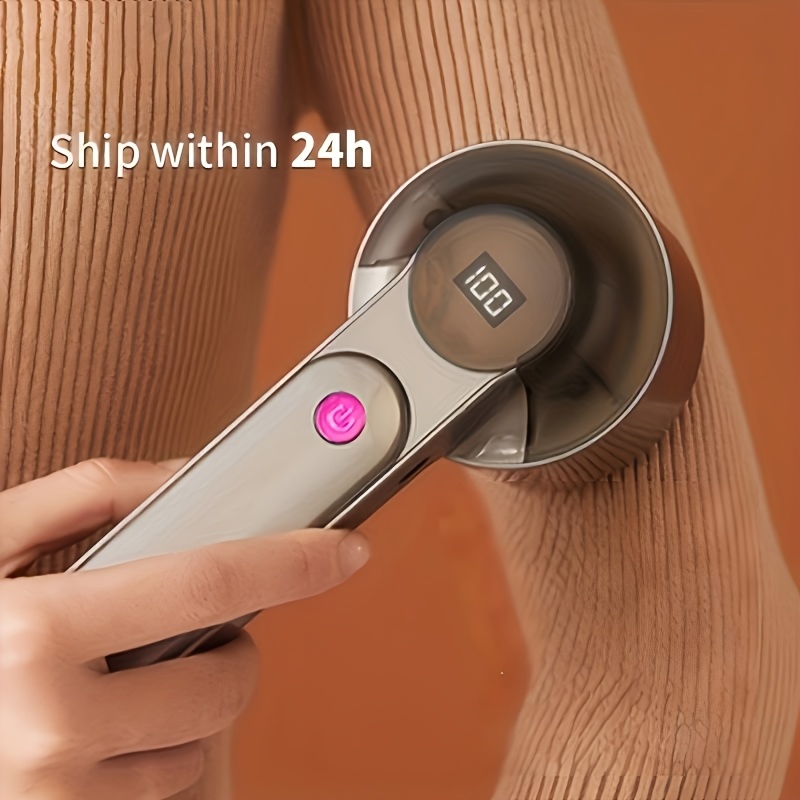 TEMU 1pc Electric Lint Remover For Clothing Fuzz Pellet Remover Machine Electric Lint Remover Portable Charge Removes Clothes Shaver
