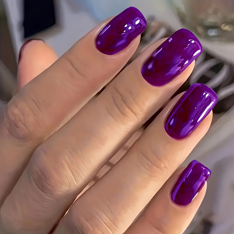 

24pcs Press On , Fake , False For Women And