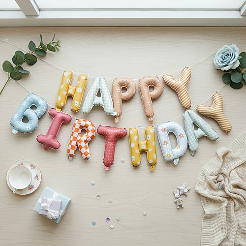 15pcs set of the most exquisite universal holiday gifts 16 inch macaron color letter balloons happy birthday foil balloon set suitable for children girls boys men and for birthday party decorations
