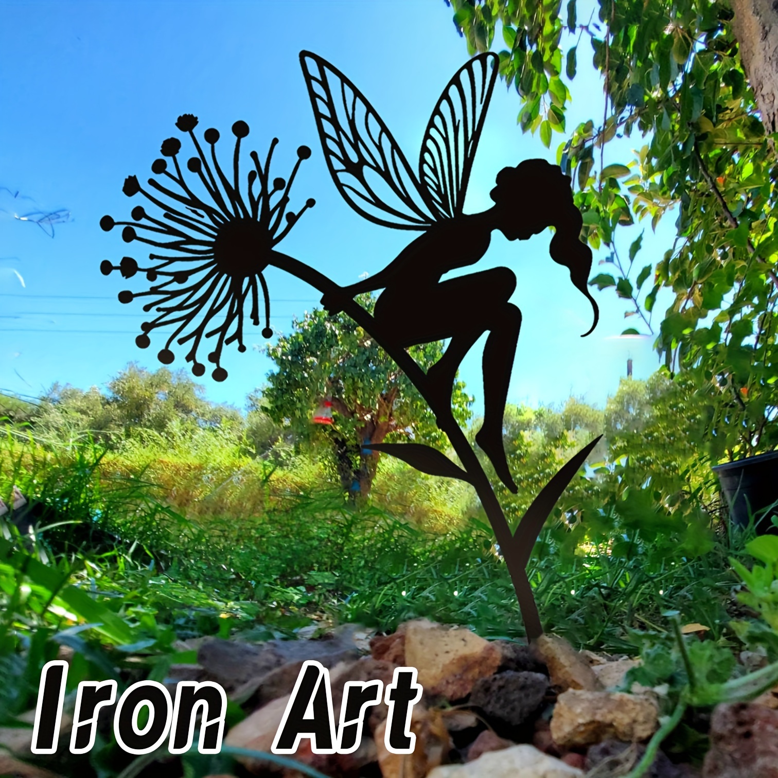 

1pc Iron Art Elf - Decoration, Decoration, Art Statue For Christmas And All