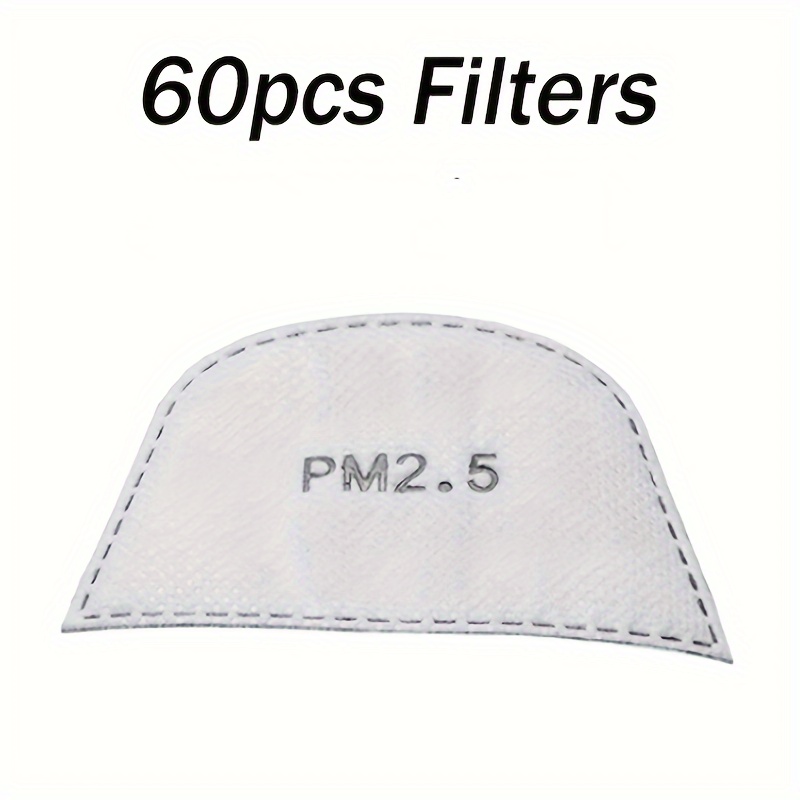 

Value Pack 60pcs Ultra-clear Hd Mask Replacement Filter Cotton
