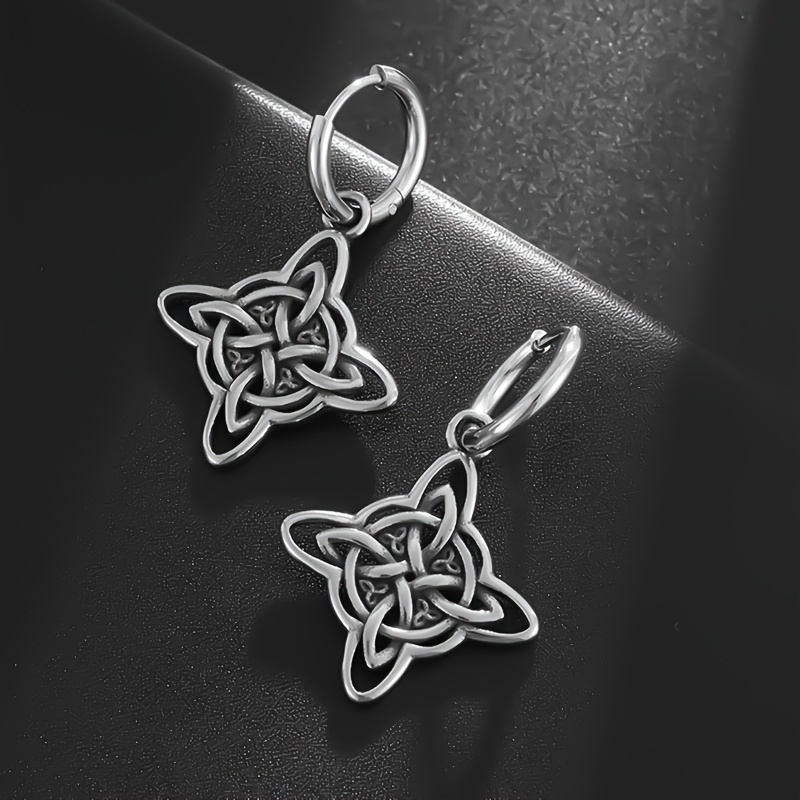 

Boucles d'Oreilles Pendantes Élégantes en Nœud - Accessoire de Polyvalent , & les Fêtes, Cadeau de