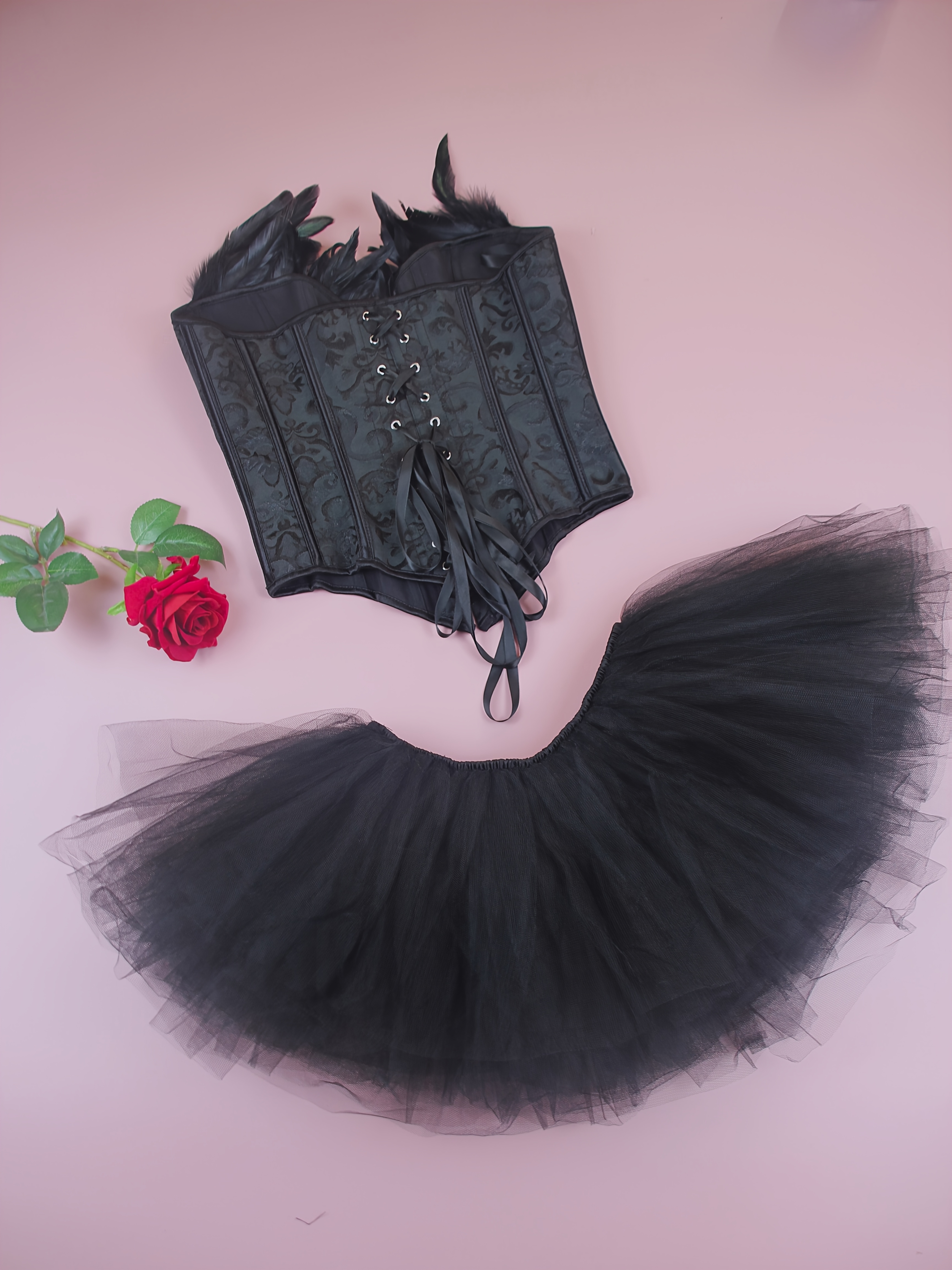 halloween cosplay costume dark gothic shoulder lace bodysuit