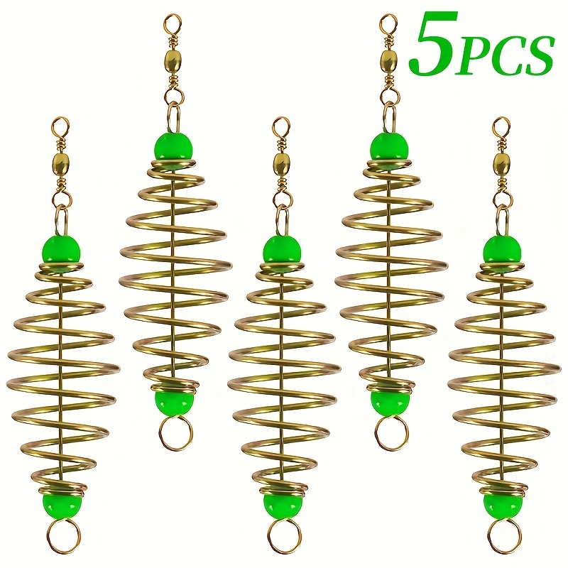 Image of 5pcs Bait Trap, Carp Feeder, Carp Fishing Tackle, Carp Bait Rack, Bait Cage Fishing, Bait Cage, Magic Fishing Trap