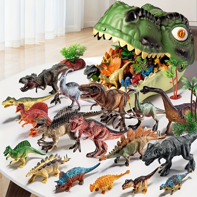 Dinosaur Figures Playset Realistic Jurassic Dinosaur Toy - Temu