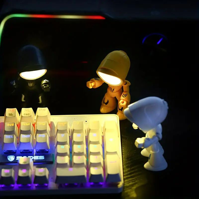 1 mini night light led cartoon cute light desktop decoration desk lamp holiday gift ideal gift for halloween christmas thanksgiving new year Product details 1