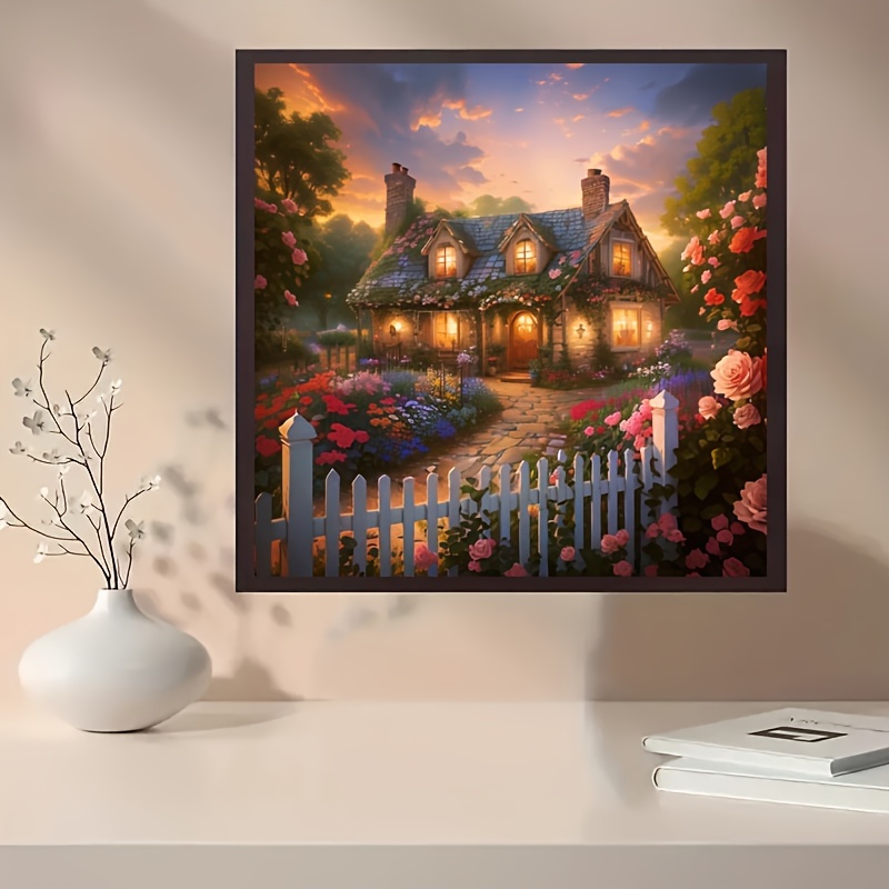 

Diamond Painting Art "romantic Cottage" Series 2024 Full Diamond Painting Mosaic 5d Diy Stitch Kit Diamond Painting Art Home Decoration