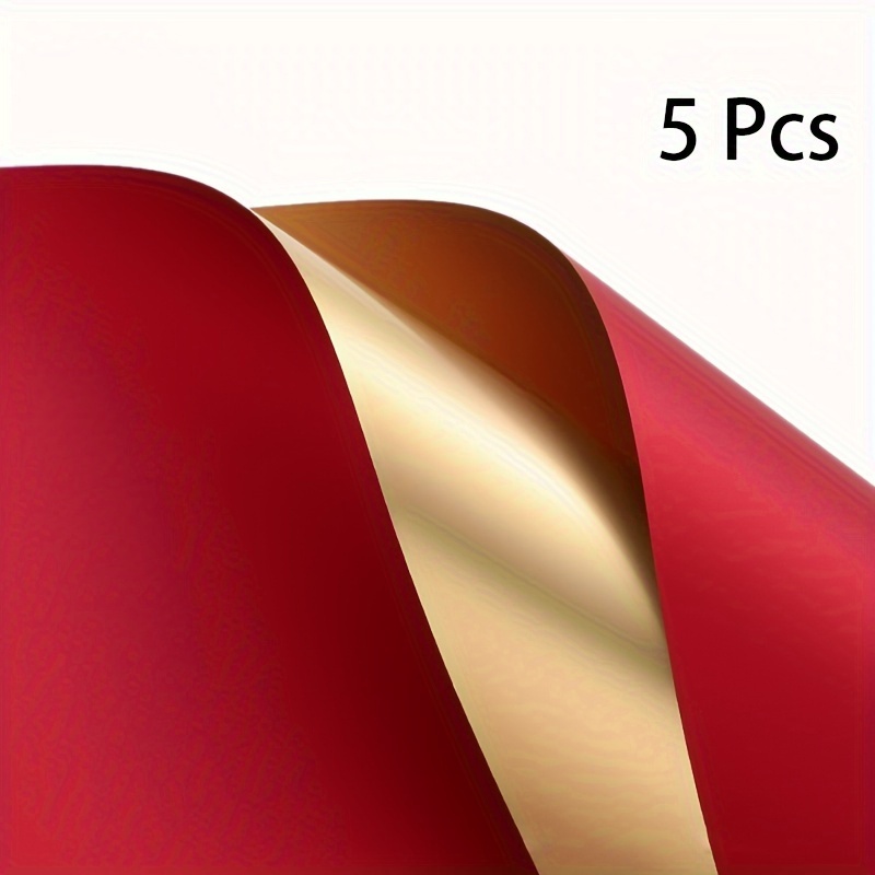 TEMU 5pcs Wrapping -color Waterproof Flower Wrapping Paper Handmade Wrapping Paper, Gift Wrapping Paper, Suitable For Holiday Flower Wrapping,