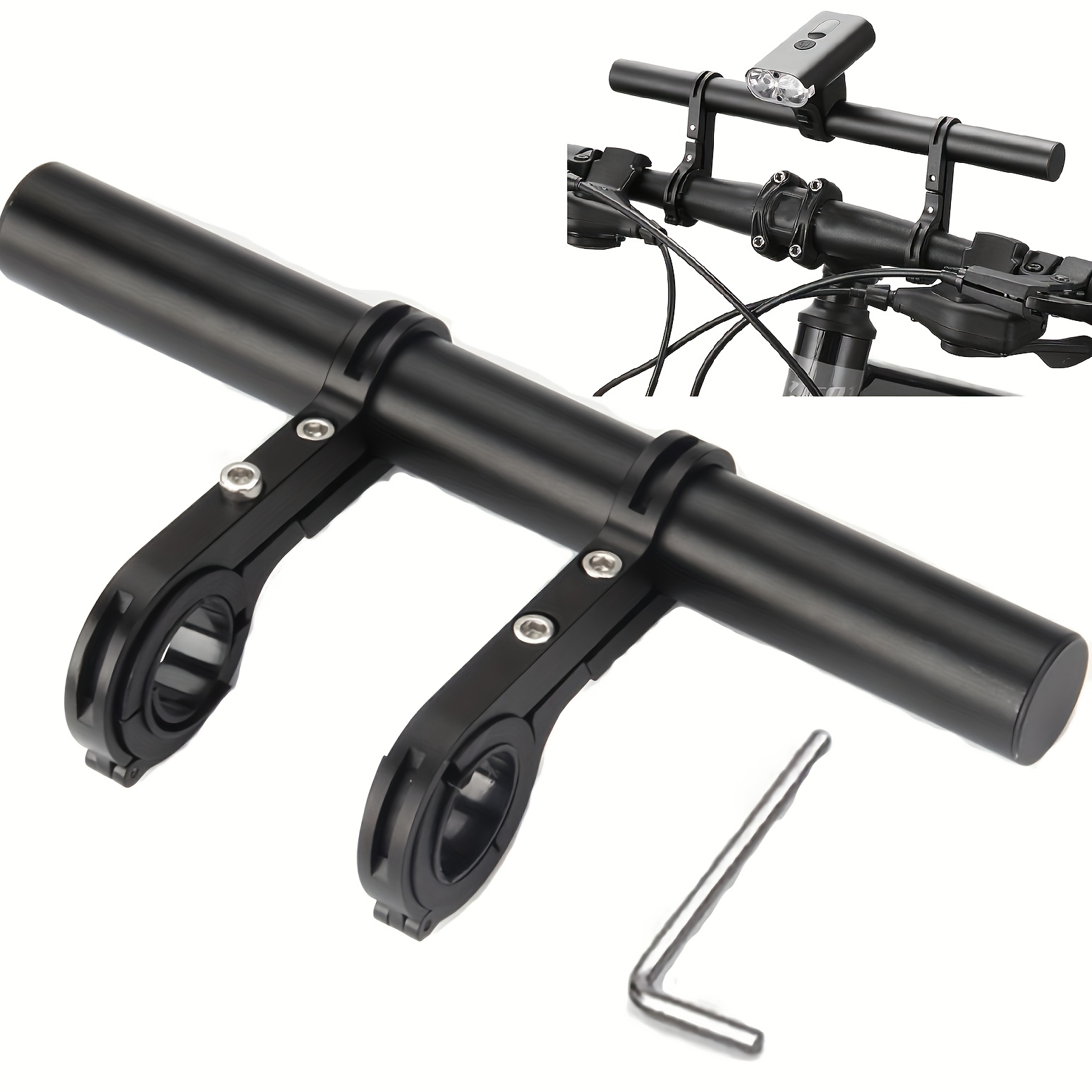 

-install, Handlebar Set - 7.87"/", Includes 2 Mounts & Hex , For , Speedometers, Gps & Mounts