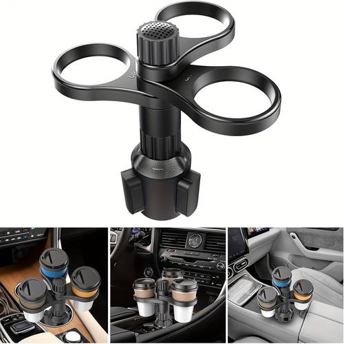 cup holder for car all purpose 3 in 1 adjustable drink holders adapter for automotive