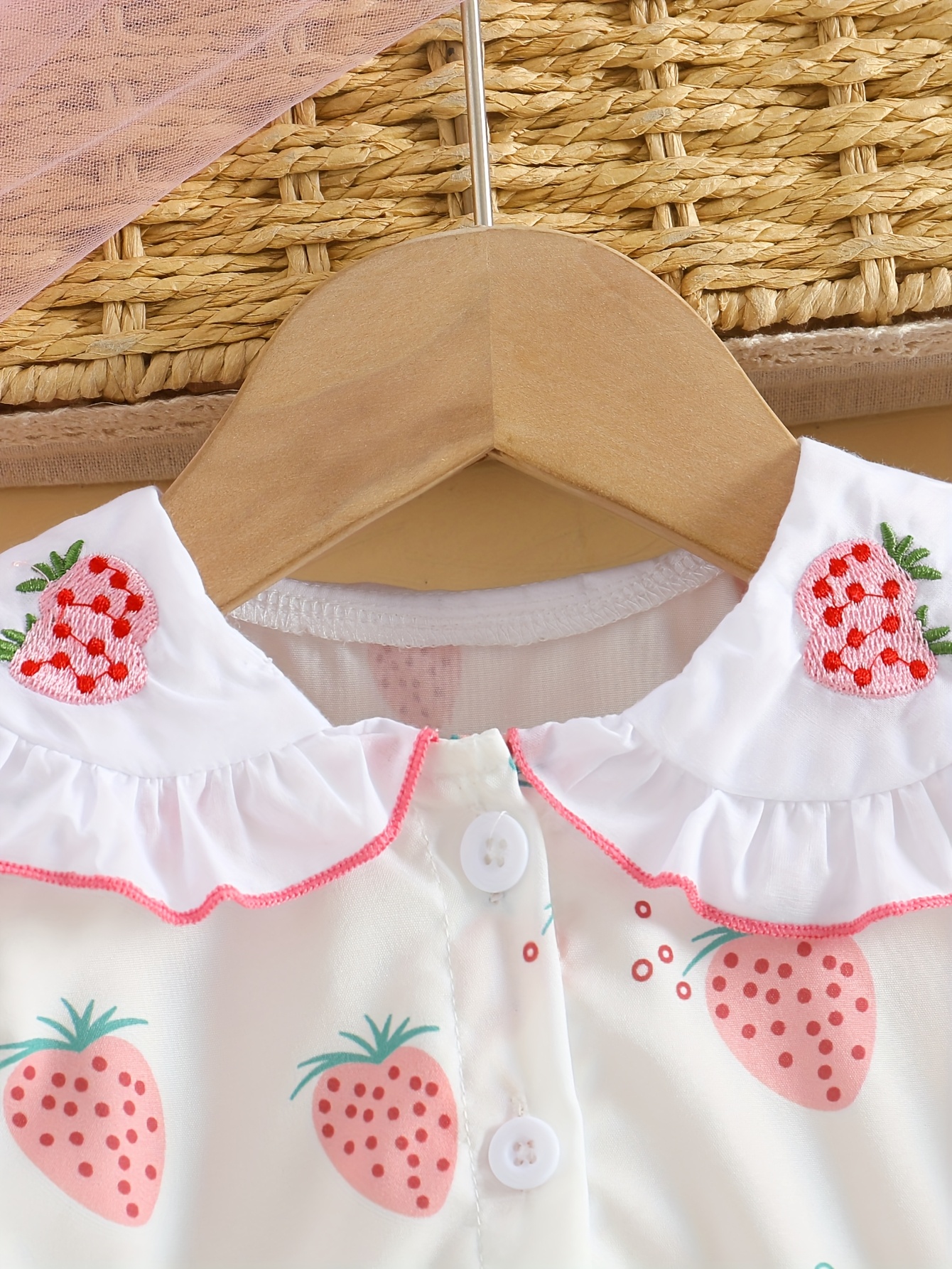valentino embroidered floral dress Strawberry Embroidered Dress – ModCloth main image 0
