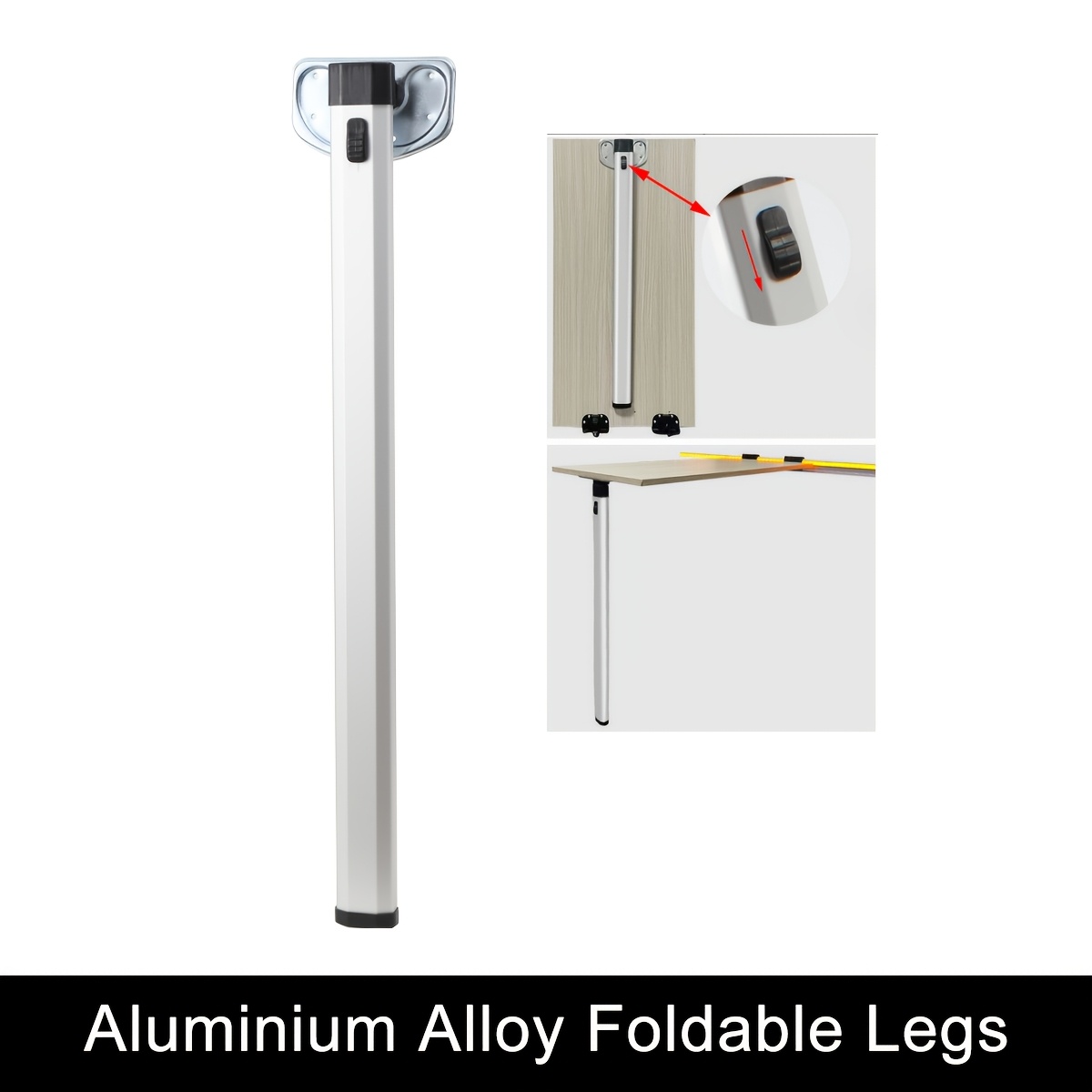 725mm Foldable Table Leg, Removable Table Leg For Rv, Aluminum Alloy Table Bracket For , Motorhome Trailer, Adjustable Table Legs For