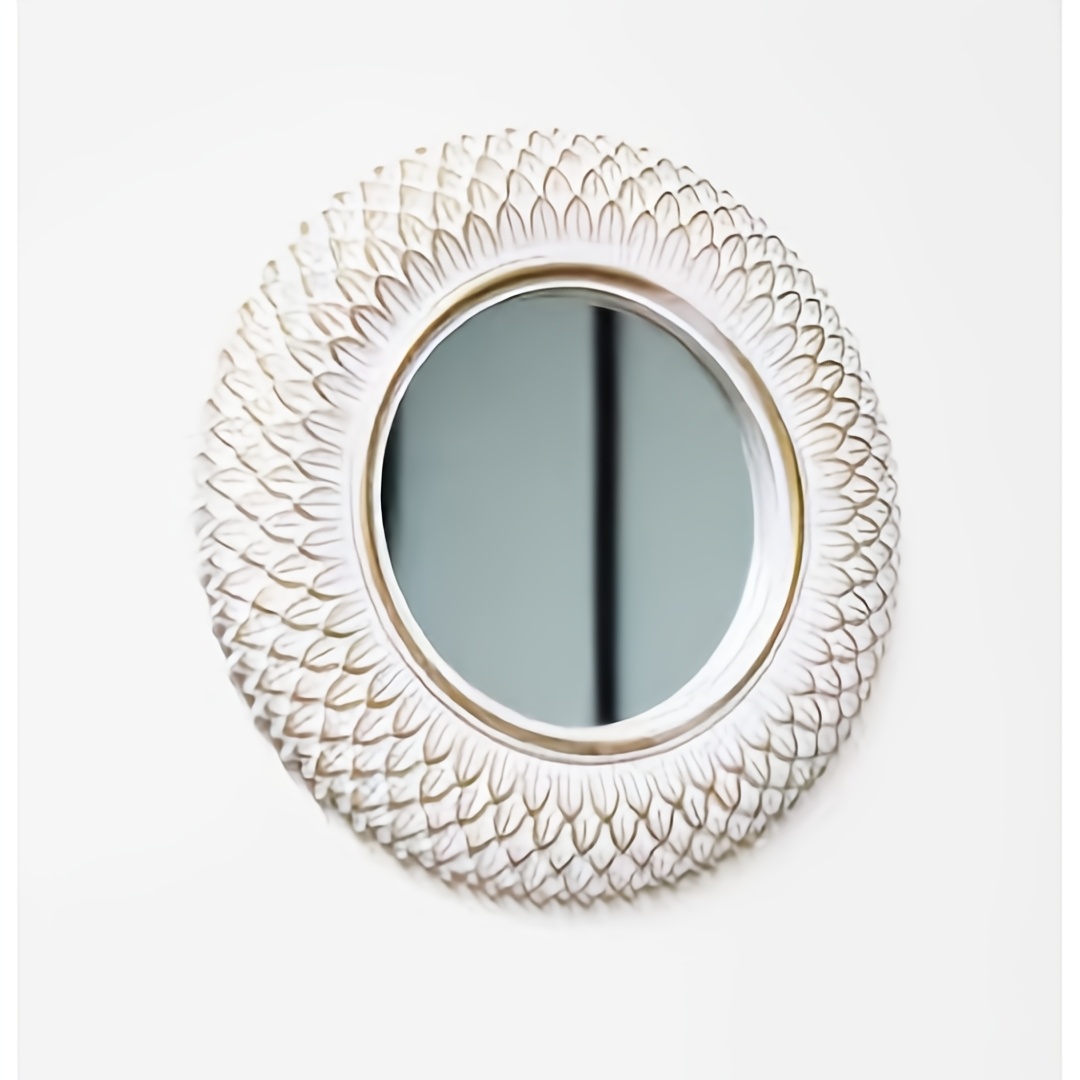 Table Mirror with Rustic French Palace Style Frame