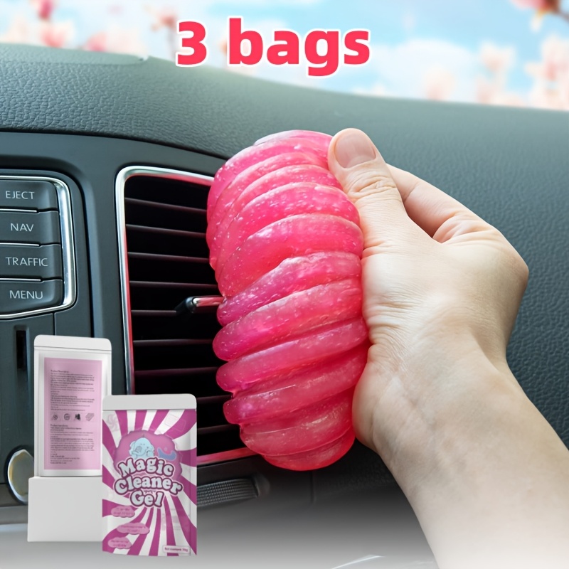 

3 Bags, Car Cleaning Gel, Detail Cleaning Mud, Car Cleaning Mud, Car Interior Cleaning Tools, Car Interior Cleaner, Cleaning Soft Gel, Car Accessories, Keyboard Cleaner