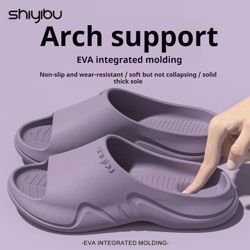 new summer soft soled thick bottomed sandals for women suitable for couples home bathroom and shower use non slip odor resistant breathable and durable women shoes
