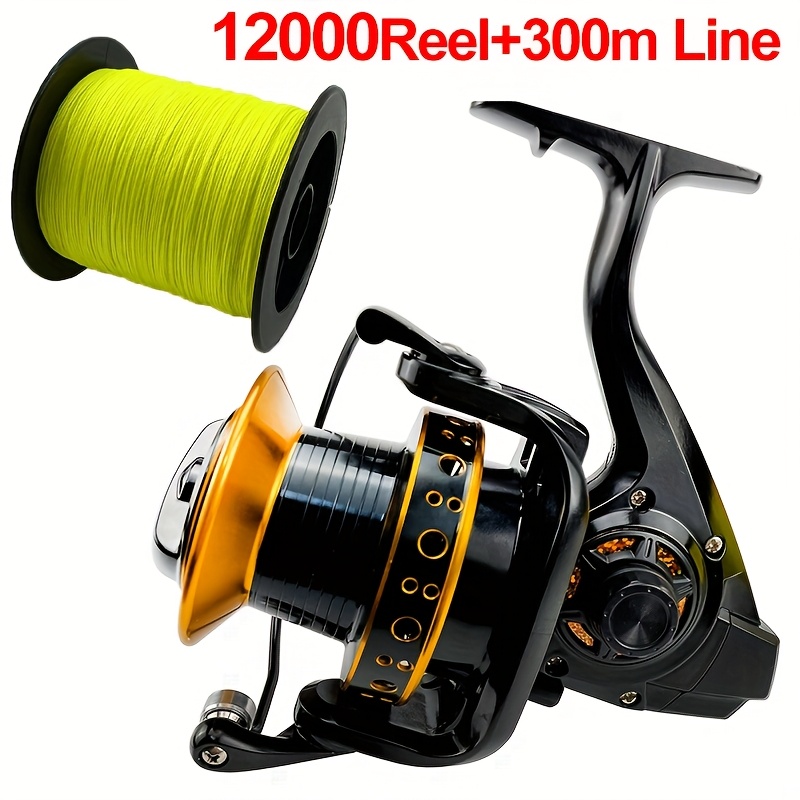 Moulinet De Pêche Casting Bait – Puissant, 12 Roulements, Frein 19,8 LB, Corps Fin 200g, Idéal Surf, Mer, Mouche, Glace