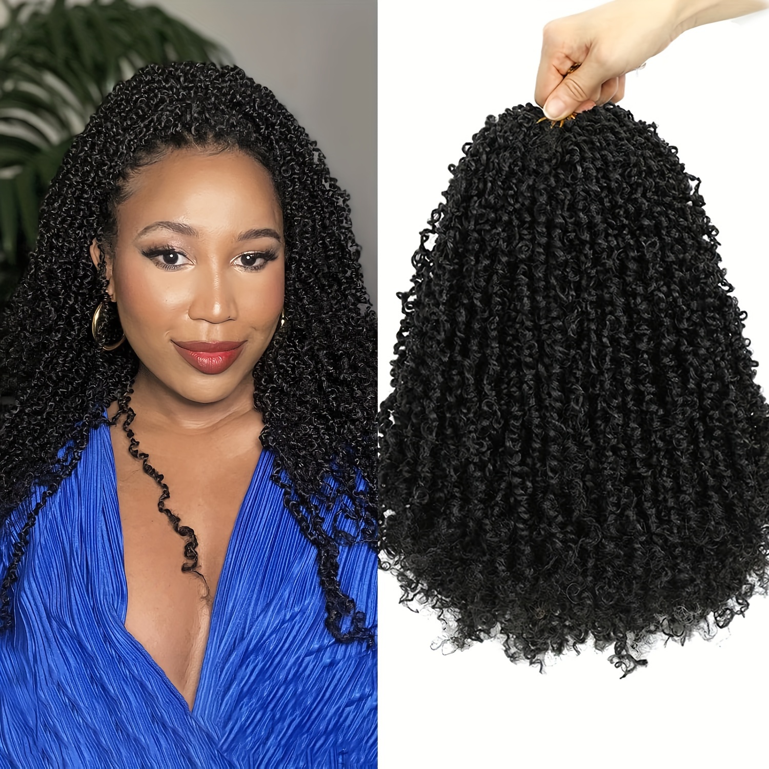 womens micro curly crochet hair extensions 24 strands Temu Canada