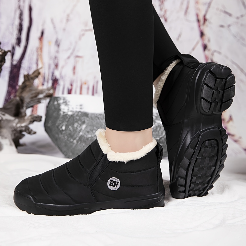 Men's Snow Boots, Warm and Comfortable Ankle Boots for Outdoor Hiking