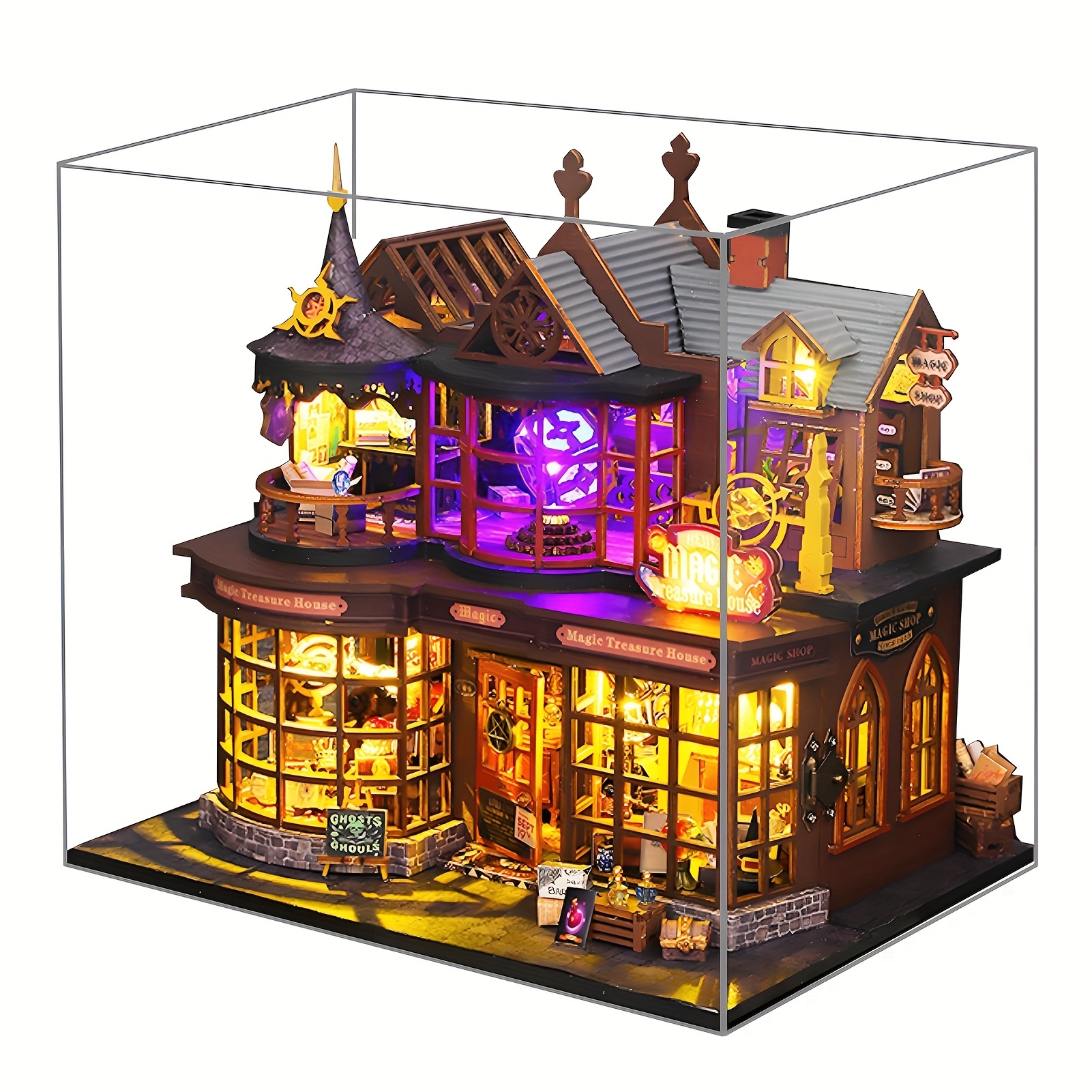 Kit Maison De Poupée Miniature 3D - Chalet Interactif Avec Meubles - Bricolage Pour Débutants Et Amateurs D'Artisanat