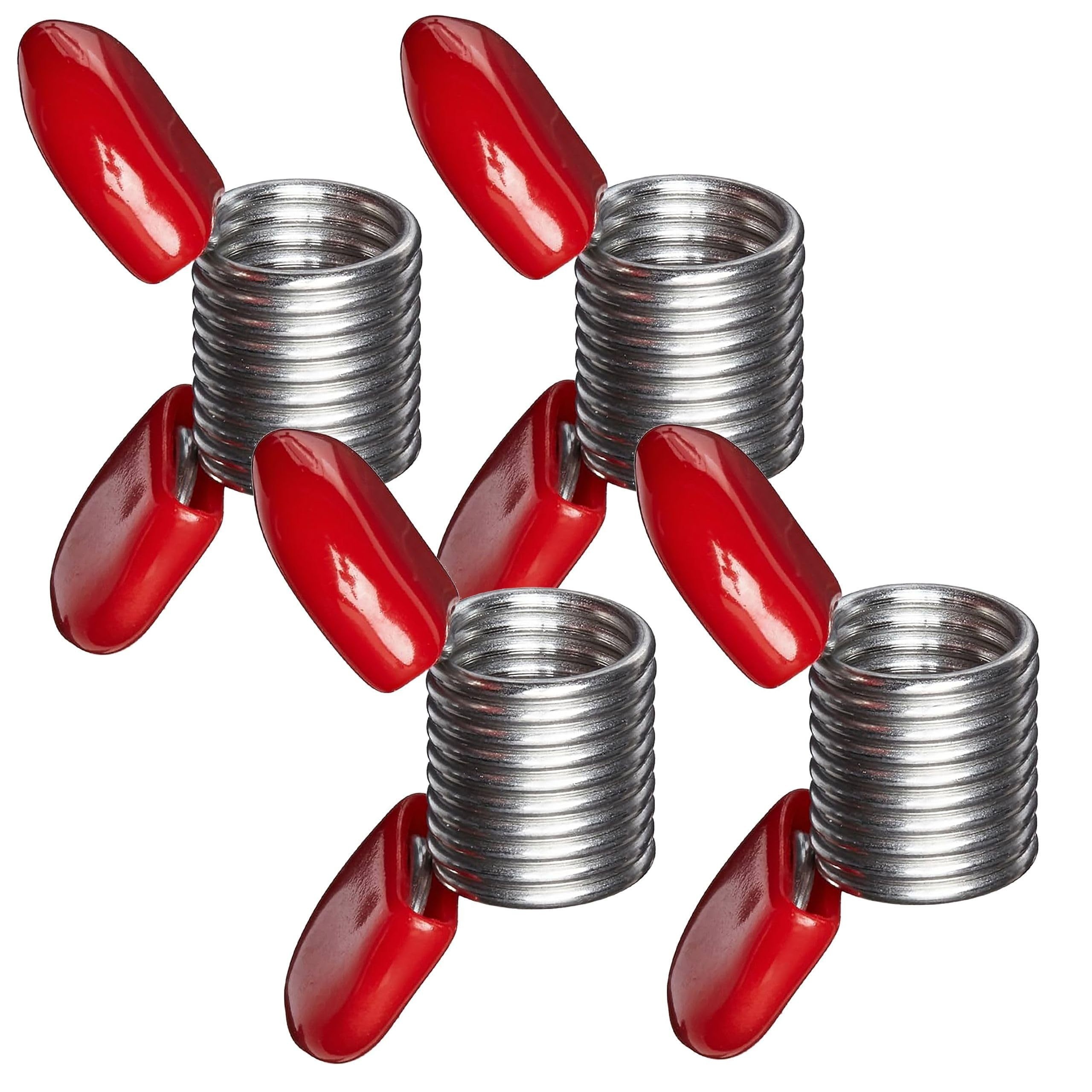 Bead Stoppers - 4 Pack Of 4 With Red Handles - Bead Stopper For Jewelry Making