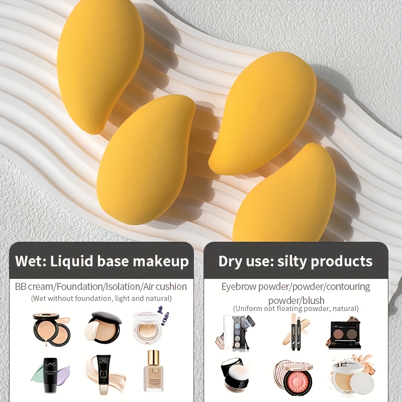 6-teiliges Make-up-Schwamm-Set – Weiche Latex-Schwämmchen Für Foundation, Puder & Cremes (6,9 Cm Durchmesser)