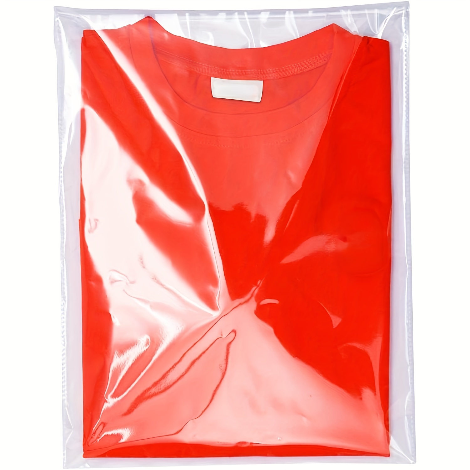 

Clear Resealable Cellophane Bags: Perfect For Clothes, Shirts, Pants, Foods, Flyers, And More (10 X 13 With Reinforced Sides)