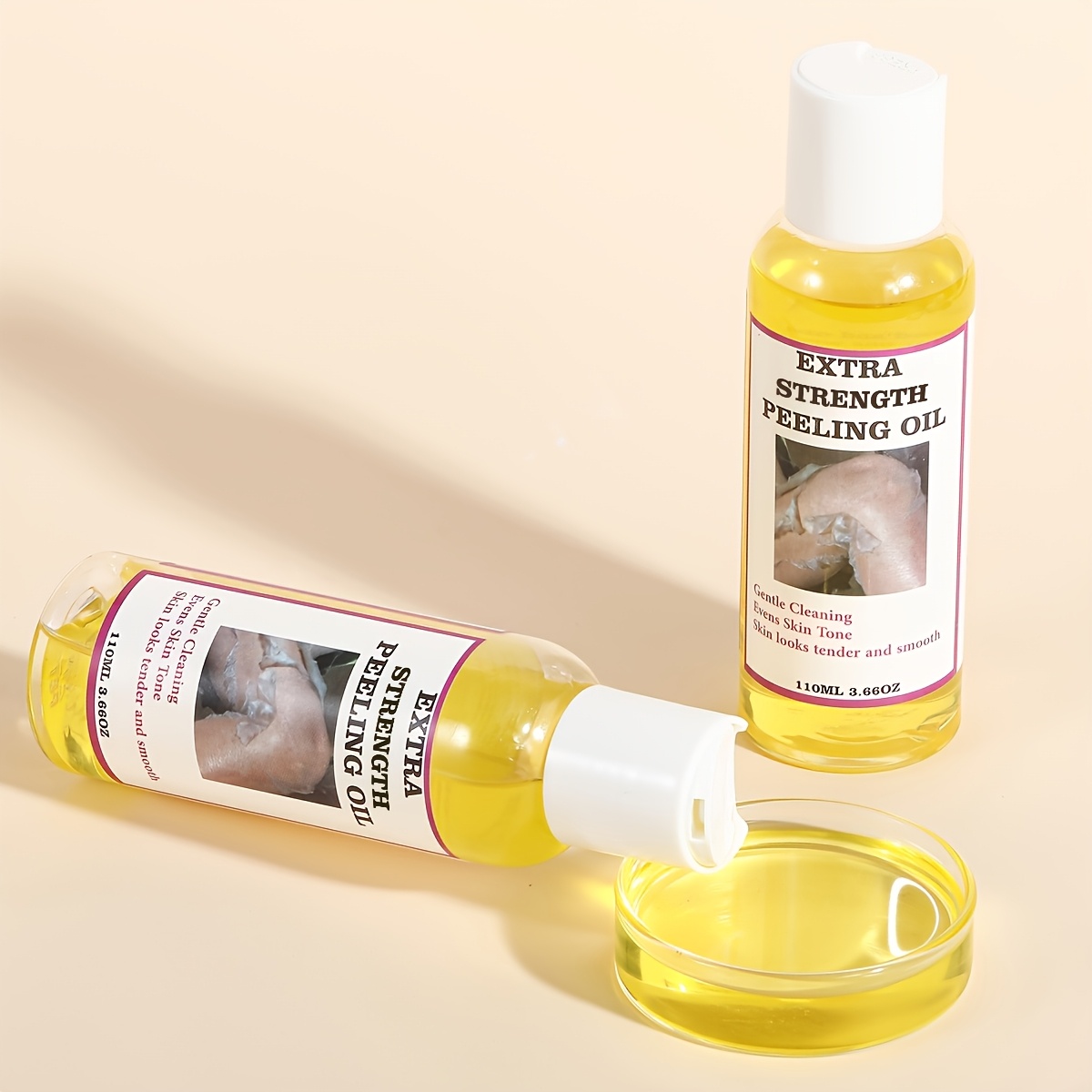 Mooyam Yellow Exfoliating Oil Body Care Oil - 3.66oz, Gently Cleanses The Skin, Removes Dead Skin On Hands, Feet, And Joints, Suitable As A Valentine's Day Or New Year Gift For Women
