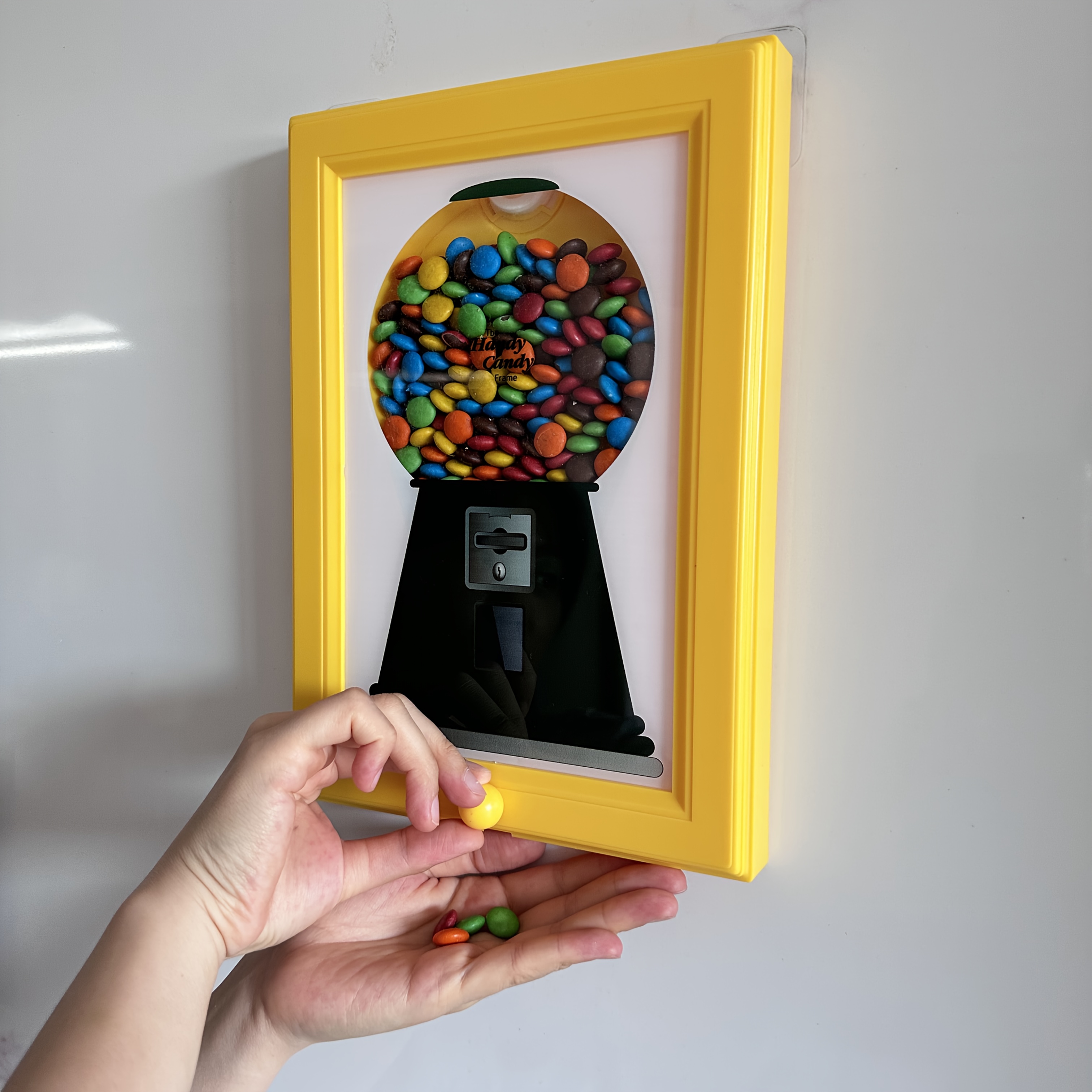 Distributeur De Bonbons Mural Cadre Photo Gumball - Rangement Fun Et Décoratif