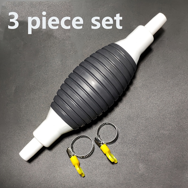 4pcs set heavy duty manual fuel transfer pump kit portable hand operated oil pump plastic gasoline and   transfer tool for fluids fuel transfer pump   extraction bag flexible pump design Product details 3
